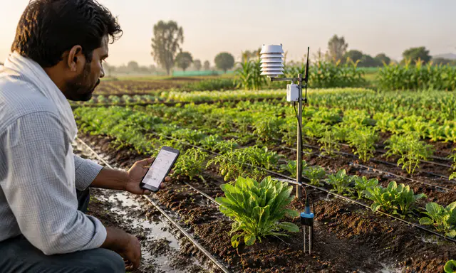 Smart Environmental Monitoring for Organic Farming in India