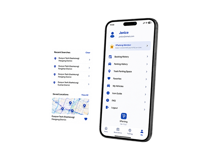 XPARKING SMART PARKING APP